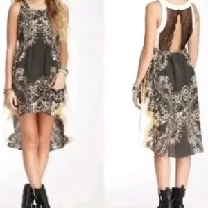 Free People Hi Lo Lace Backed Tea Dress S/P